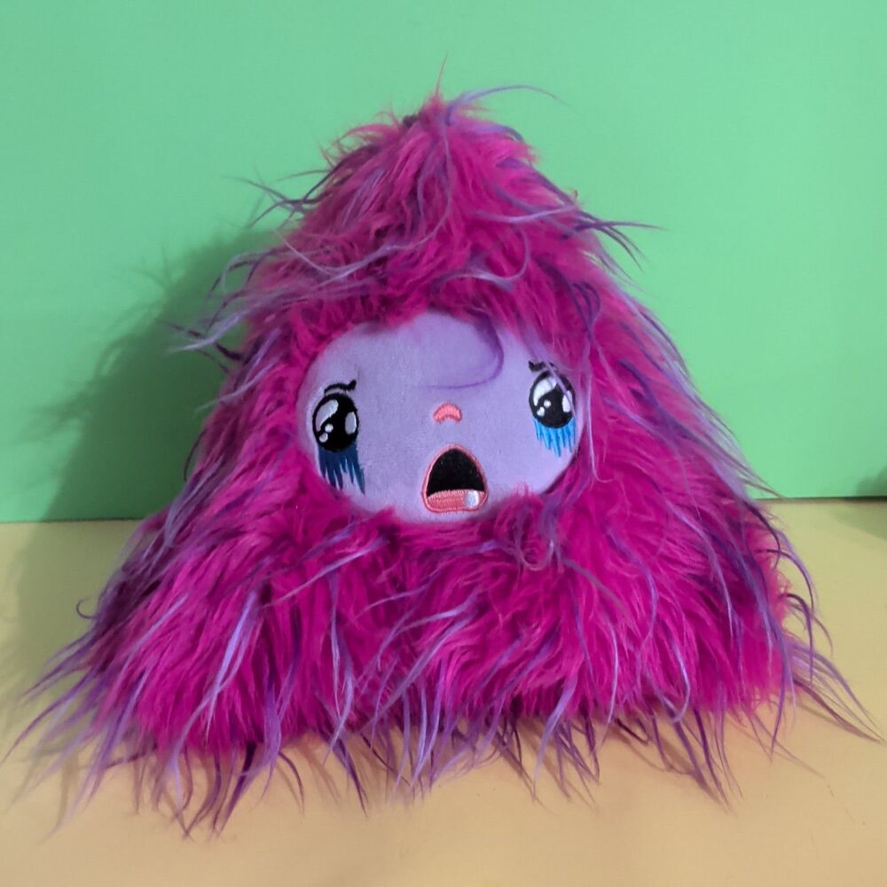 Otherworld Schmoulder Plush Pink Purple Furry Monster Plushie Stuffed Toy